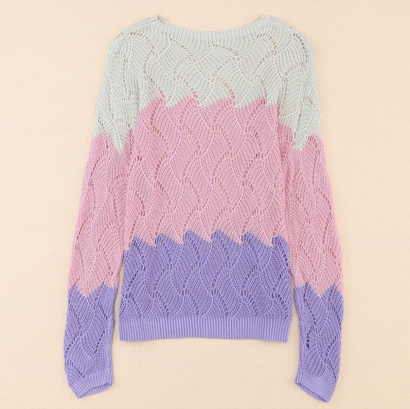 Blush Boundaries Sweater - Picture 12 of 16